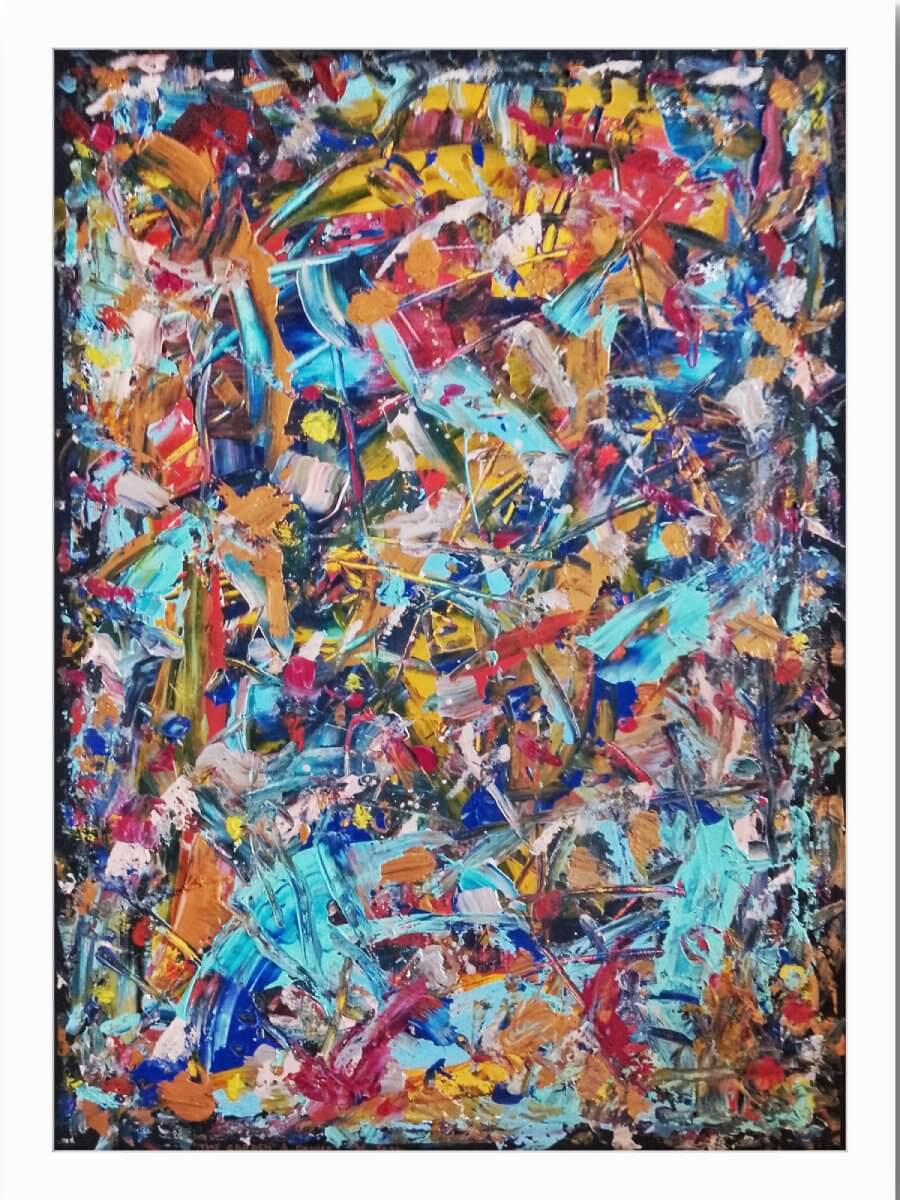 The Garden, Acrylic on canvas